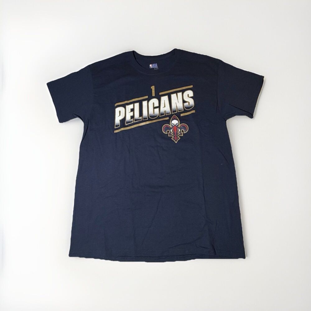 NWOT New Orleans Pelicans Zion Williamson #1 NBA T Shirt Men’s Large Blue